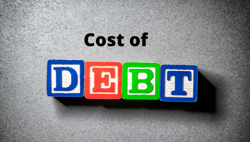 Pre-tax cost of debt is used in financial reporting in accounting for leases and application of effective interest rate method in accounting for debt.