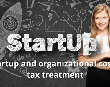 ax Treatment of Startup and Organizational Costs