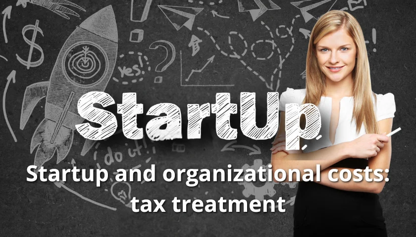 ax Treatment of Startup and Organizational Costs